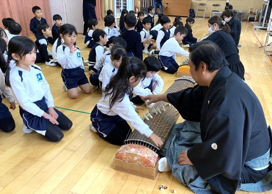 和琴演奏体験